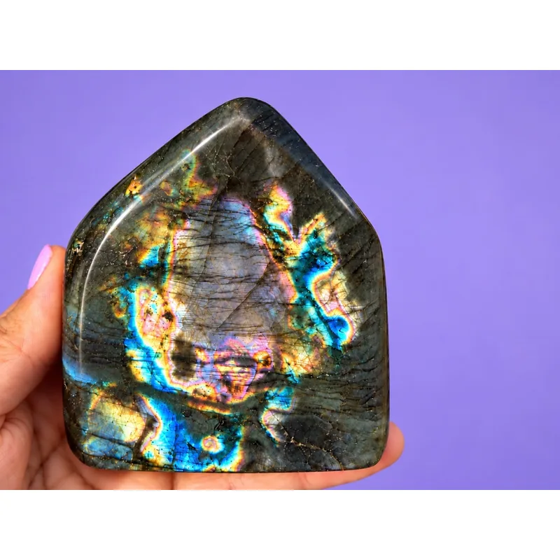 Multi Colour Flash Labradorite Free Form 