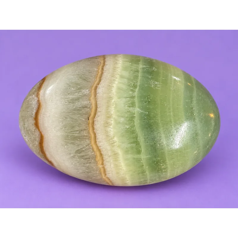 Green Onyx Palm Stone 