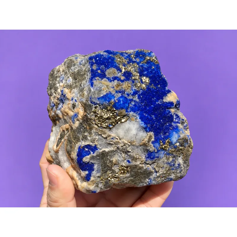 Lazurite with Pyrite Statement 