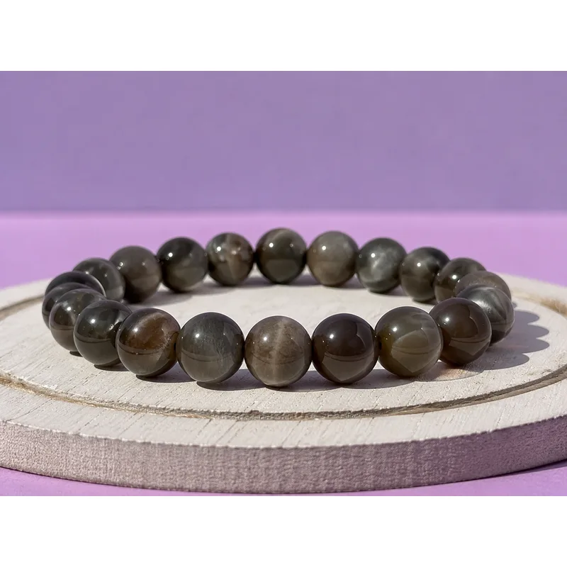 Moonstone Bracelet (black)