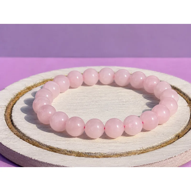 Quartz Rose Bracelet