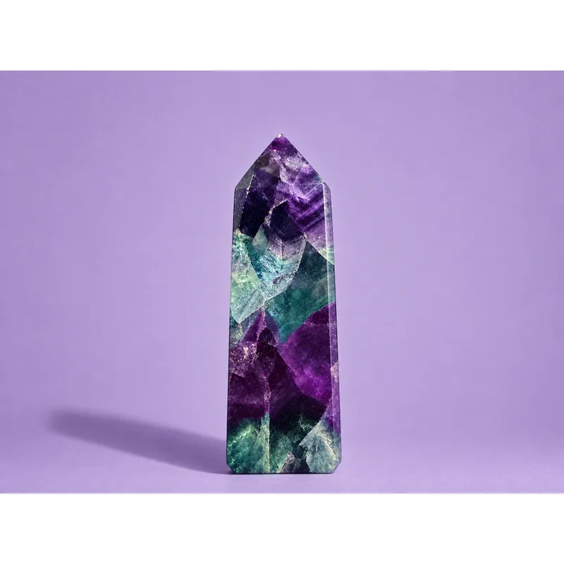 Rainbow Fluorite Tower 