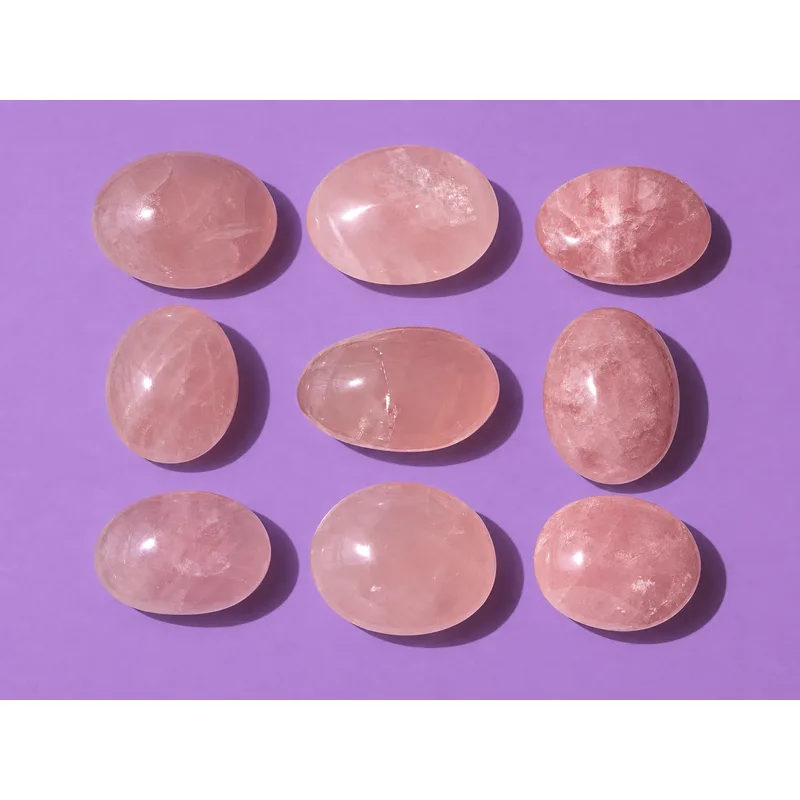Rose Quartz Palm StoneS