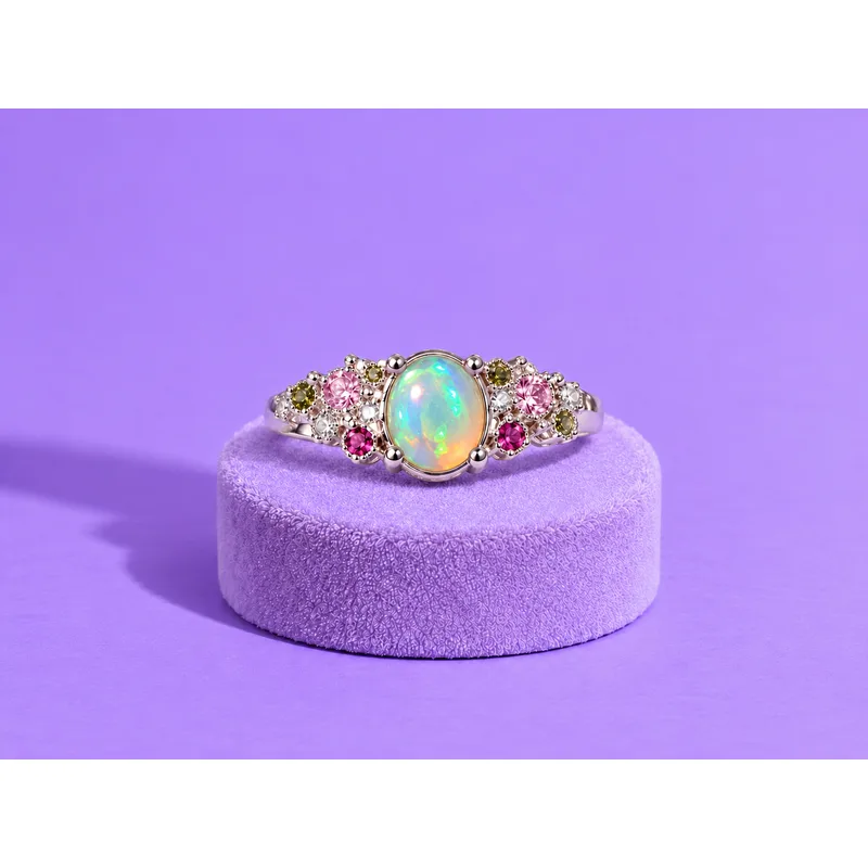 Opal Ring Silver 