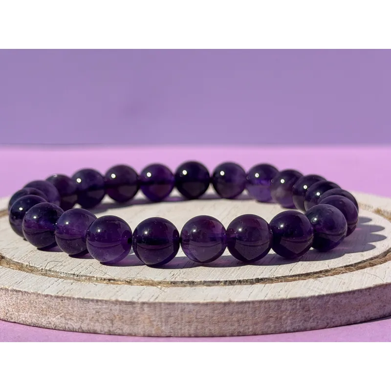 Amethyst Bracelet 4 mm
