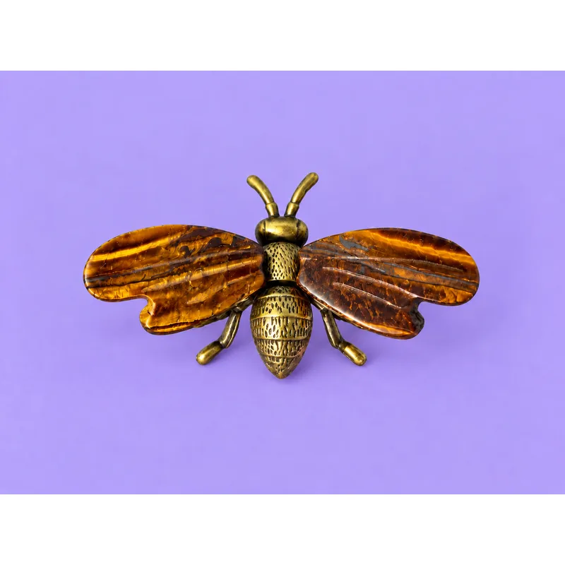Tiger Eye & Bronze Bee