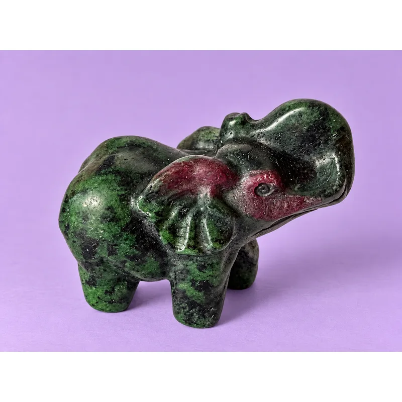 Ruby Zoisite Elephant
