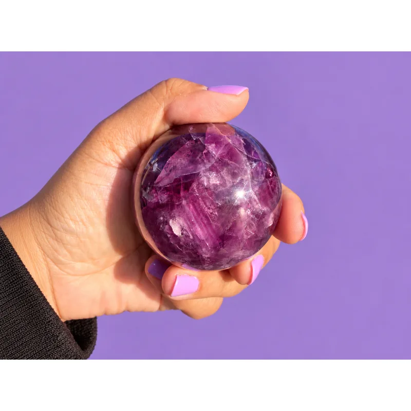 Purple Fluorite Sphere